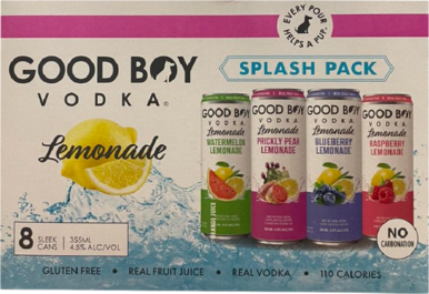 Good Boy Raspberry Lemonade Good Boy Vodka Lemonade Splash Pack
