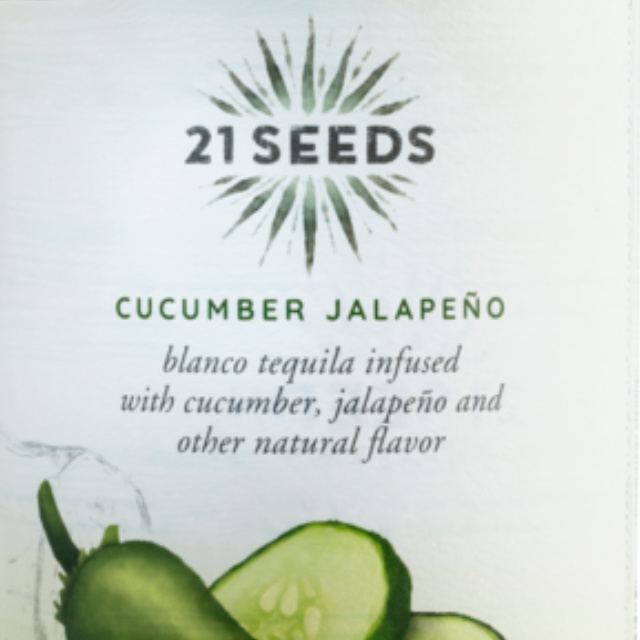 21 Seeds Cucumber Jalapeno Infused Tequila Wisconsin