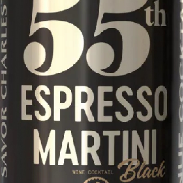 55th Avenue Cocktails Espresso Martini Black