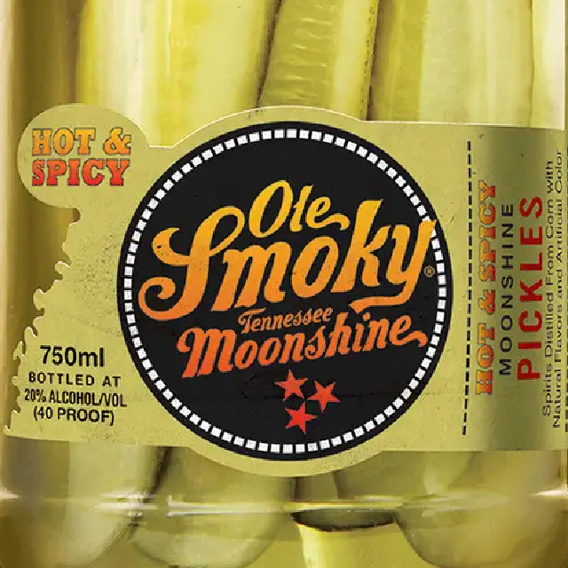 Ole Smoky Spicy Moonshine Pickles Wisconsin   OLE SMOKY SPICY MOONS PICKLES 